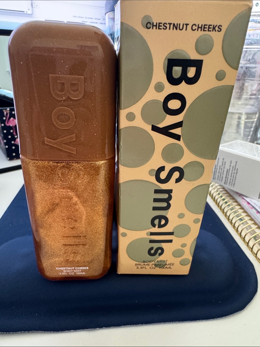Boy Smells Chestnut Cheeks Shimmering Body Mist — New